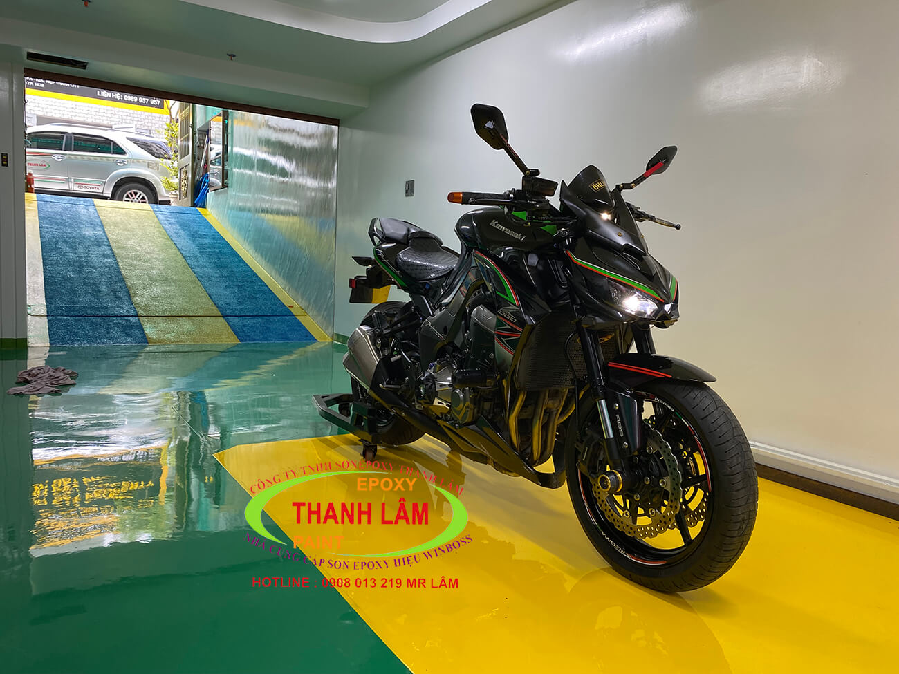 Thi công sơn epoxy công nghiệp