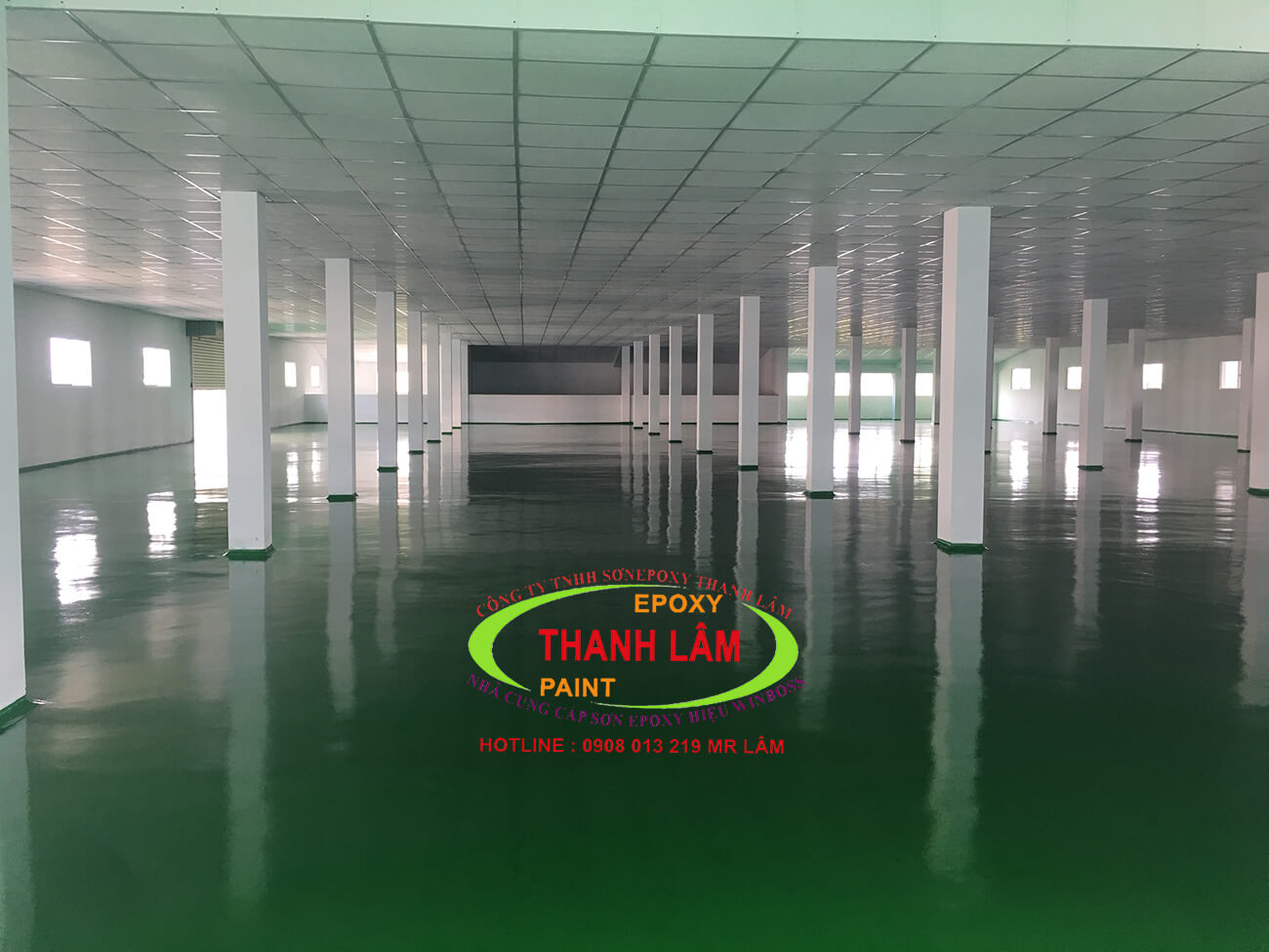 Sơn epoxy tầng hầm